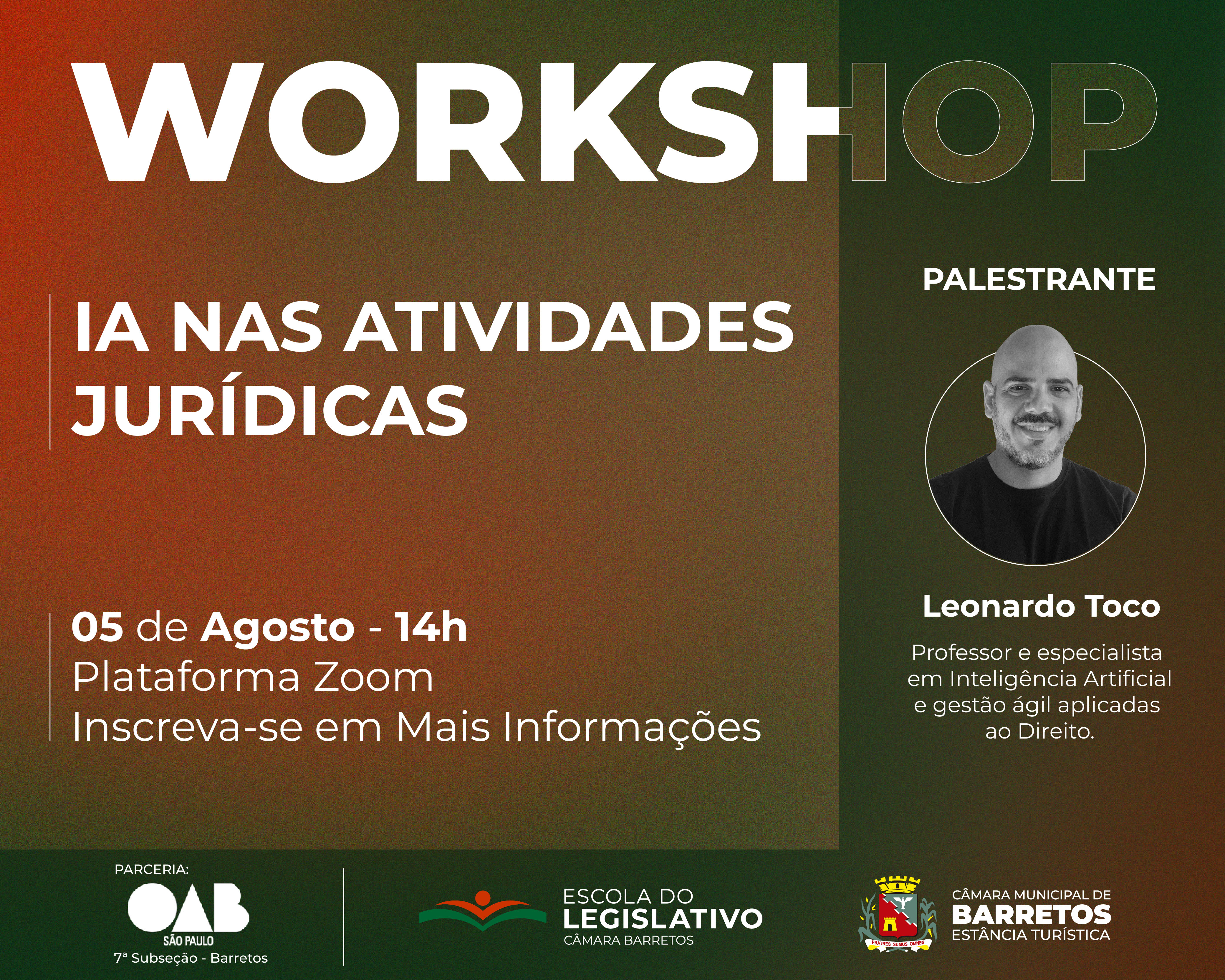 Whorkshop de Inteligência Artificial nas atividades jurídicas