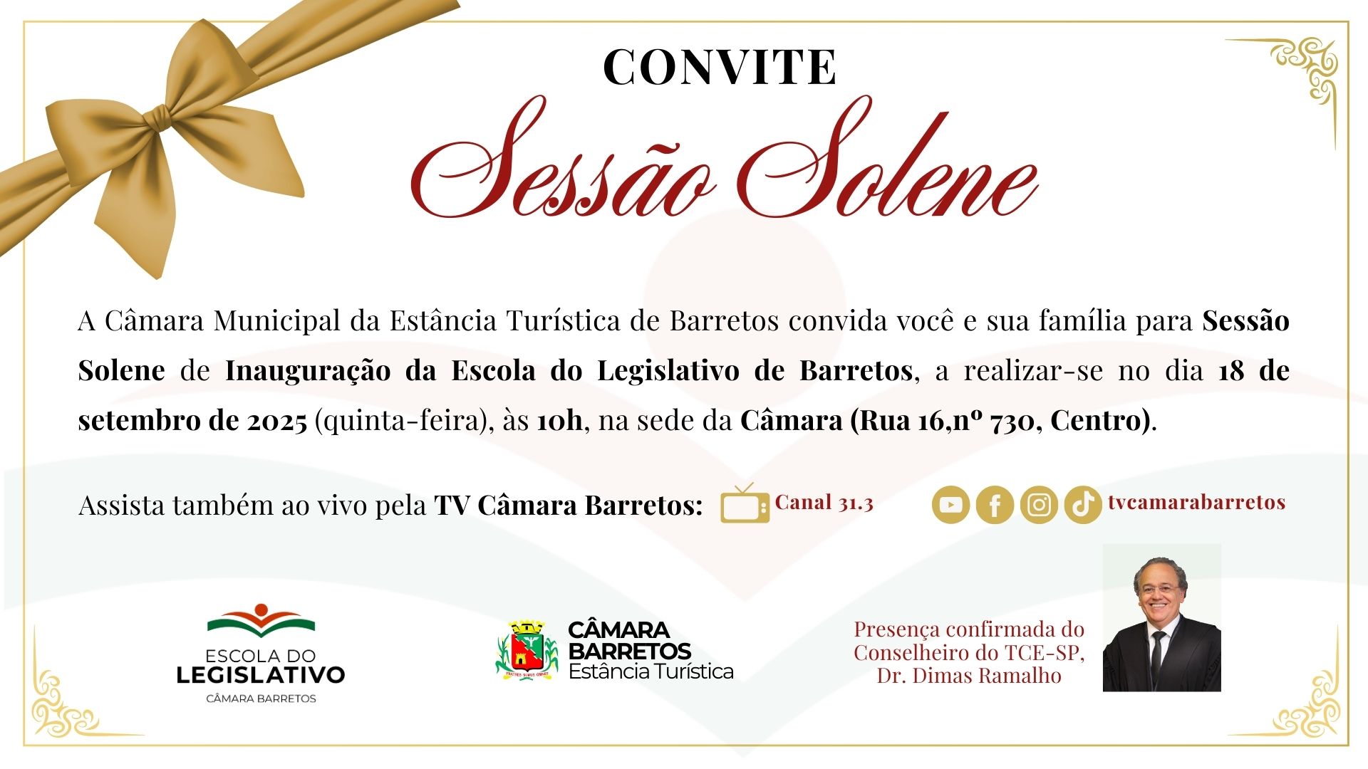 Inauguração da Escola do Legislativo de Barretos